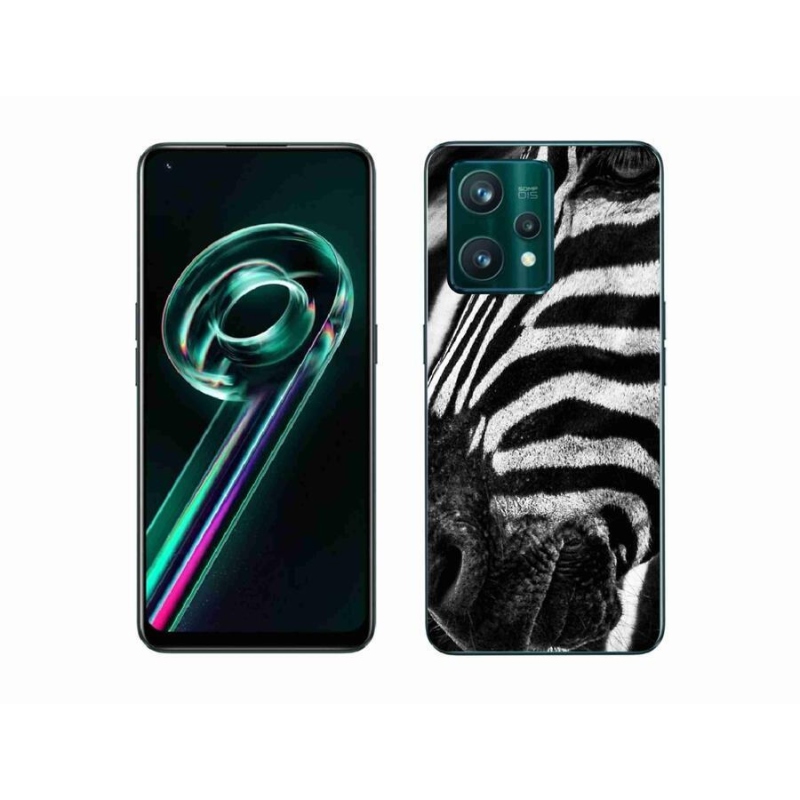 Gélový kryt mmCase na mobil Realme 9 Pro+ 5G - zebra