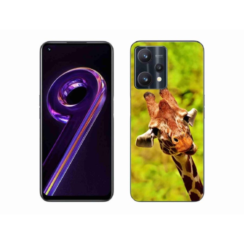 Gélový kryt mmCase na mobil Realme 9 Pro 5G - žirafa