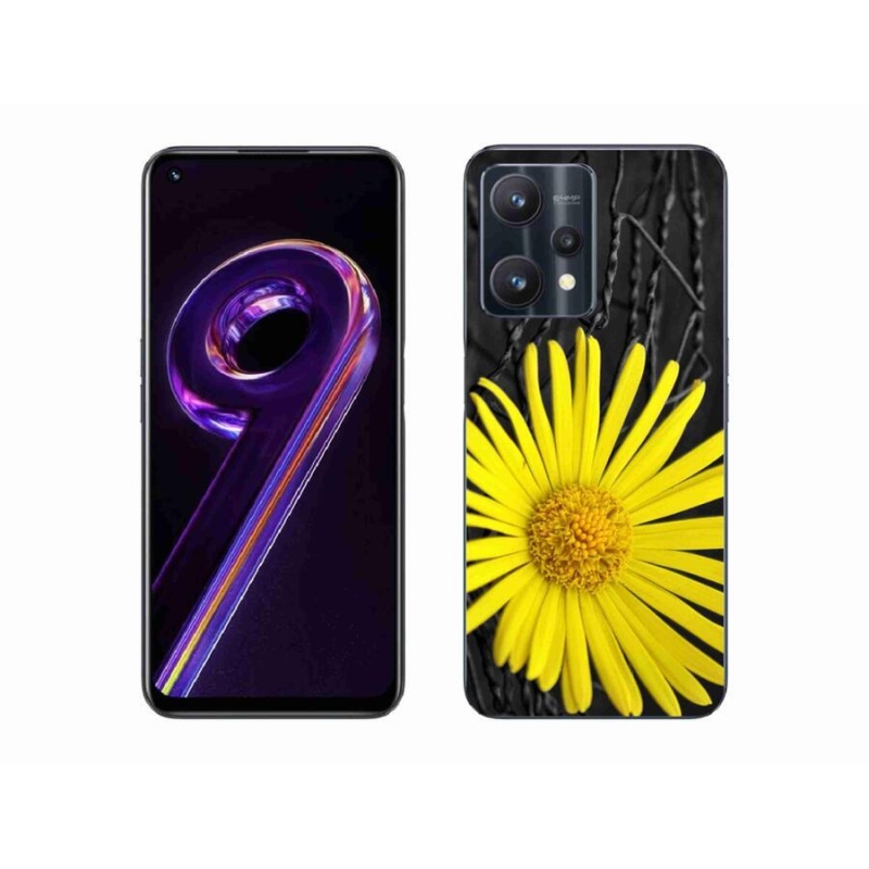 Gélový kryt mmCase na mobil Realme 9 Pro 5G - žltý kvet