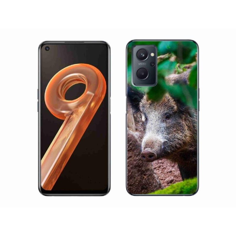 Gélový kryt mmCase na mobil Realme 9i - divoké prasa