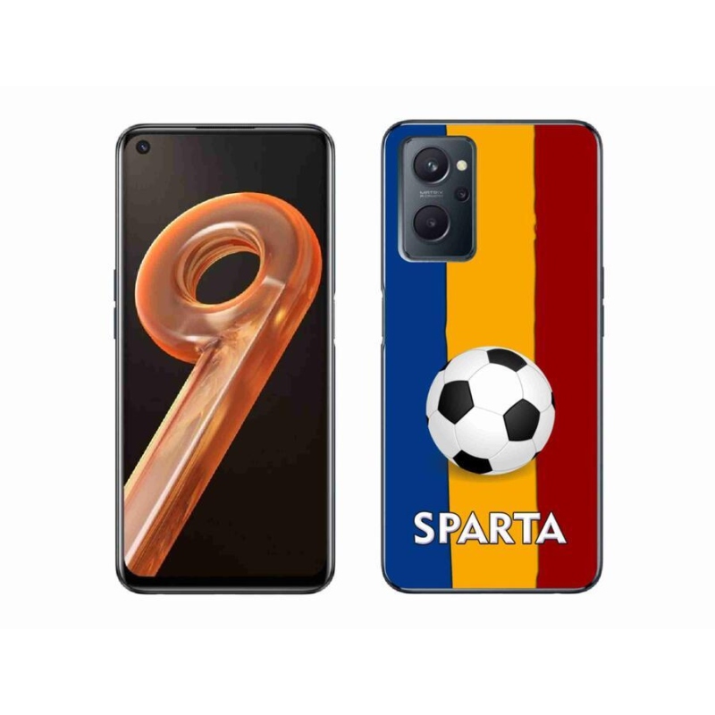 Gélový kryt mmCase na mobil Realme 9i - futbal 1