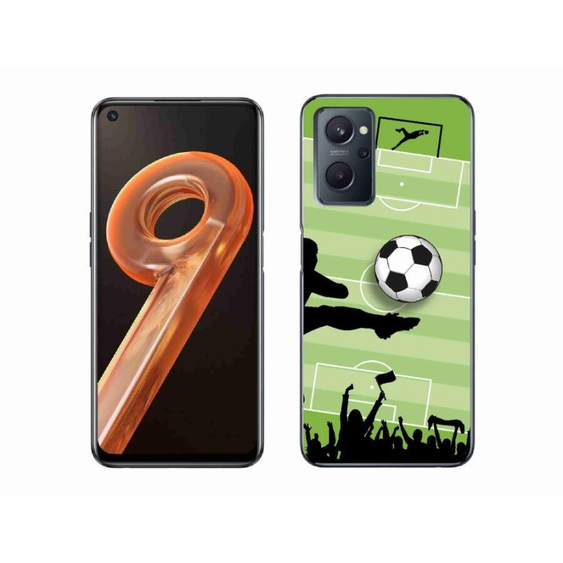 Gélový kryt mmCase na mobil Realme 9i - futbal 3