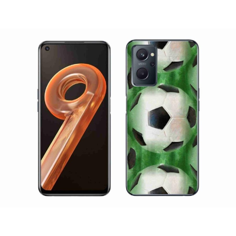 Gélový kryt mmCase na mobil Realme 9i - futbalová lopta