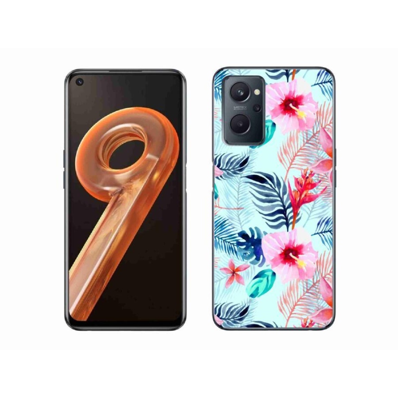 Gélový kryt mmCase na mobil Realme 9i - kvety