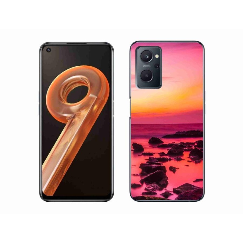 Gélový kryt mmCase na mobil Realme 9i - more a žiara