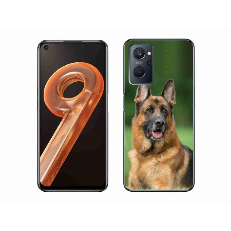 Gélový kryt mmCase na mobil Realme 9i - nemecký ovčiak