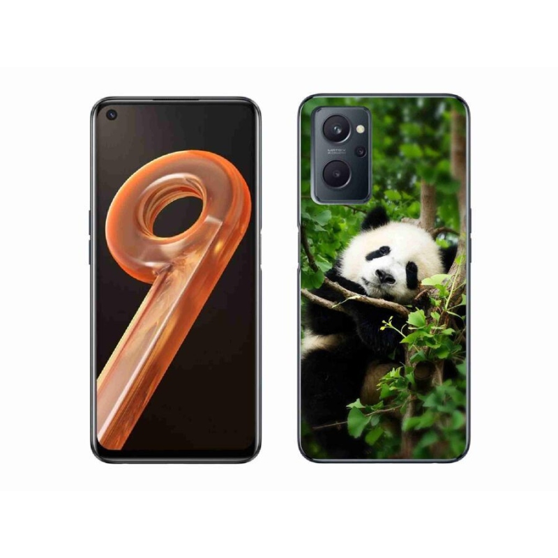 Gélový kryt mmCase na mobil Realme 9i - panda