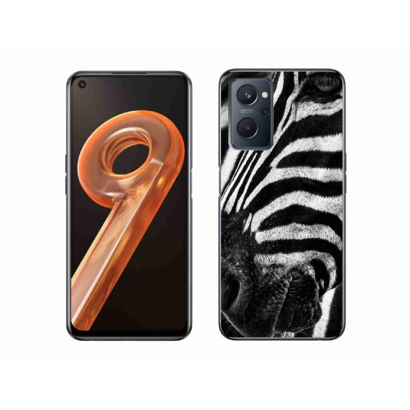 Gélový kryt mmCase na mobil Realme 9i - zebra