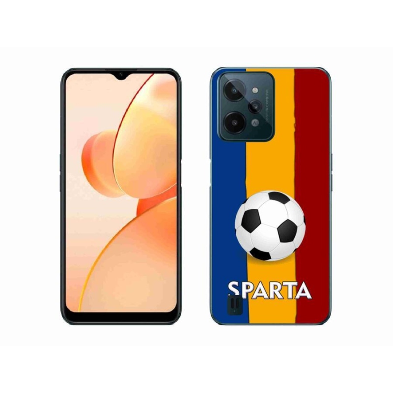 Gélový kryt mmCase na mobil Realme C31 - futbal 1