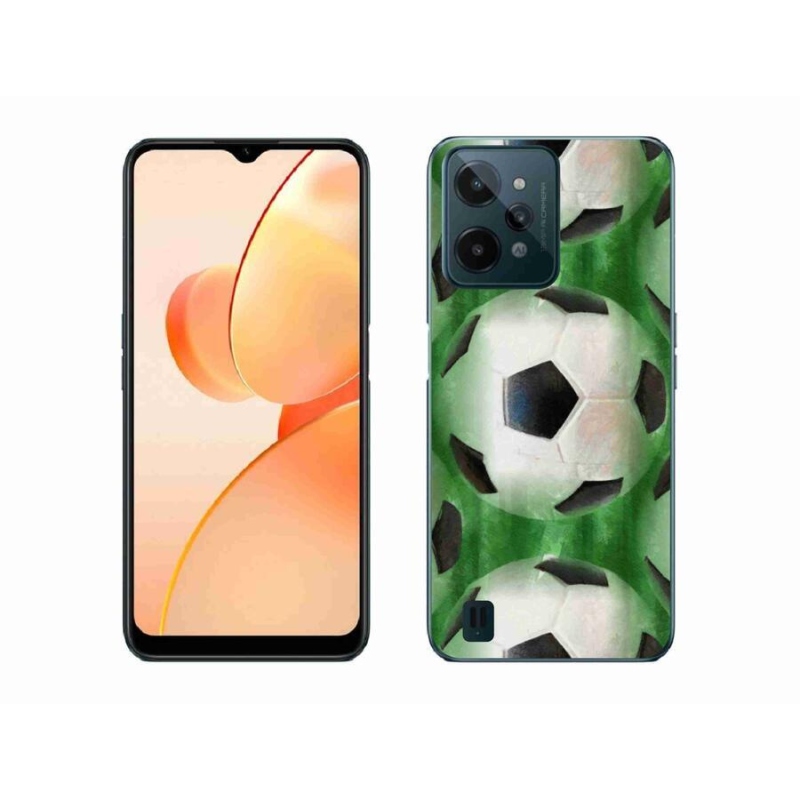 Gélový kryt mmCase na mobil Realme C31 - futbalová lopta