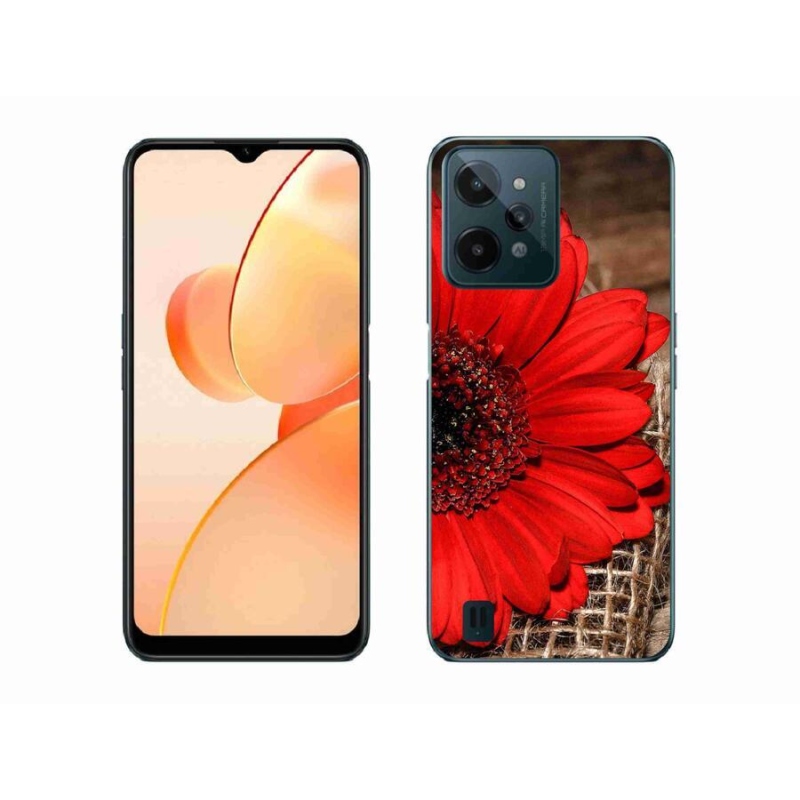 Gélový kryt mmCase na mobil Realme C31 - gerbera