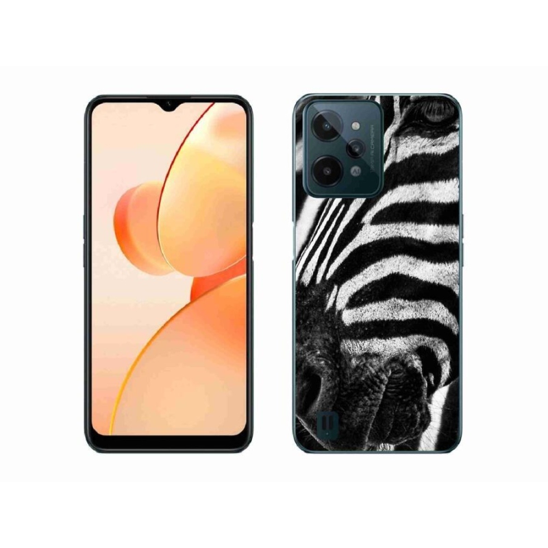 Gélový kryt mmCase na mobil Realme C31 - zebra