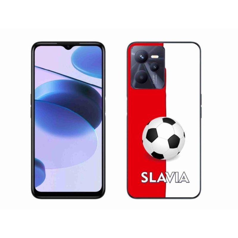 Gélový kryt mmCase na mobil Realme C35 - futbal 2