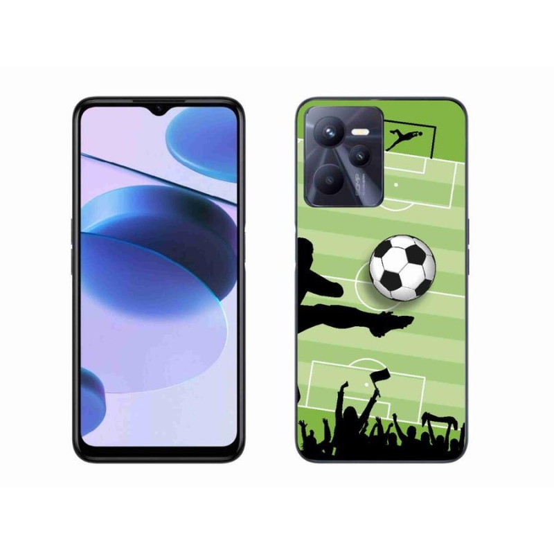 Gélový kryt mmCase na mobil Realme C35 - futbal 3