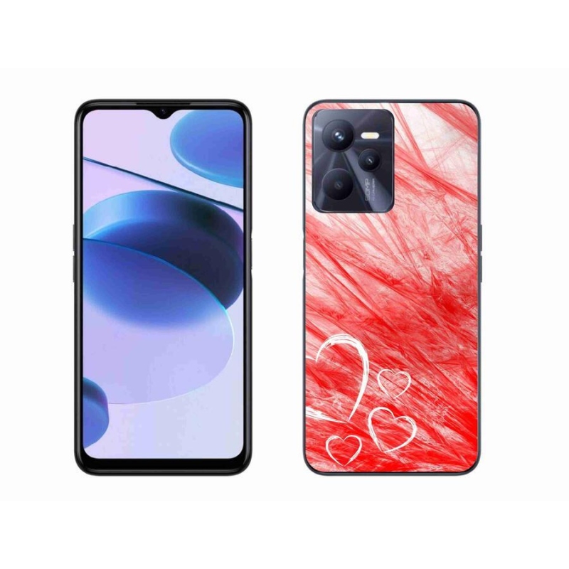 Gélový kryt mmCase na mobil Realme C35 - heart