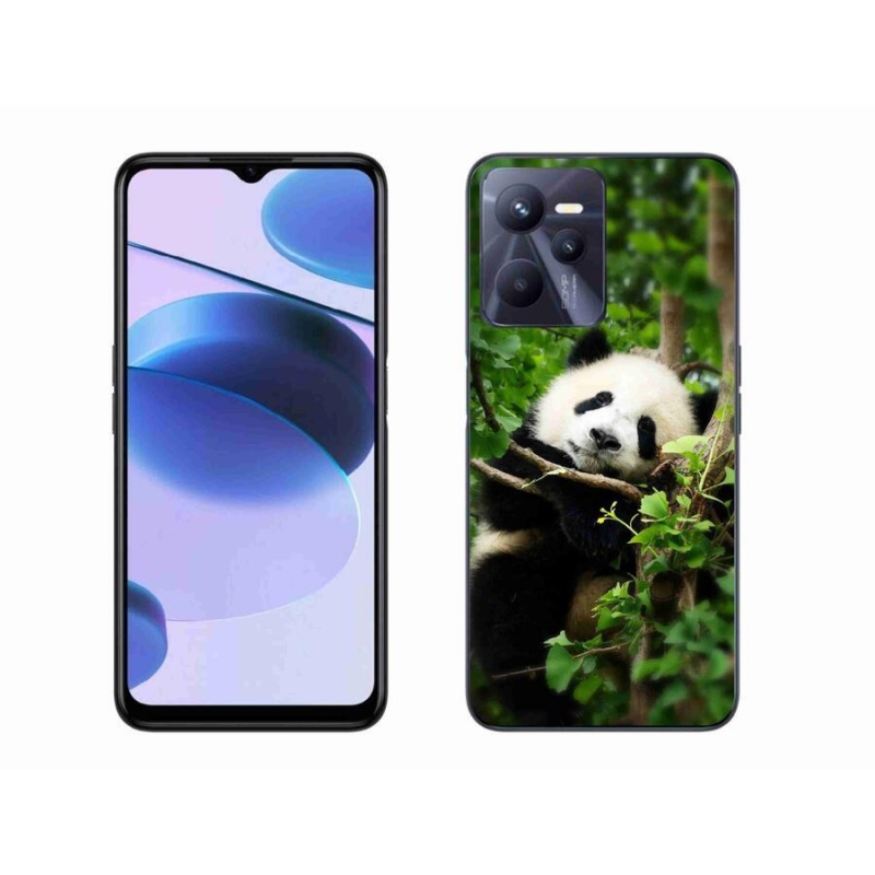 Gélový kryt mmCase na mobil Realme C35 - panda