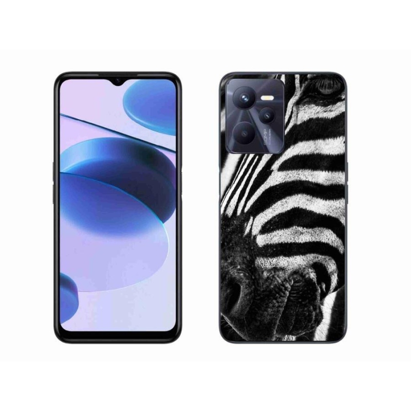 Gélový kryt mmCase na mobil Realme C35 - zebra