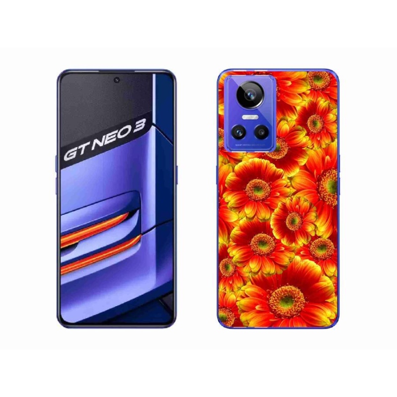 Gélový kryt mmCase na mobil Realme GT Neo 3 - gerbera 1