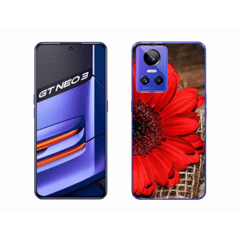 Gélový kryt mmCase na mobil Realme GT Neo 3 - gerbera