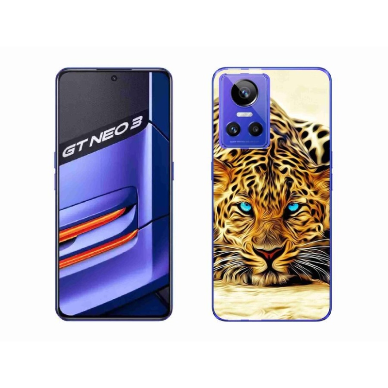 Gélový kryt mmCase na mobil Realme GT Neo 3 - kreslený tiger