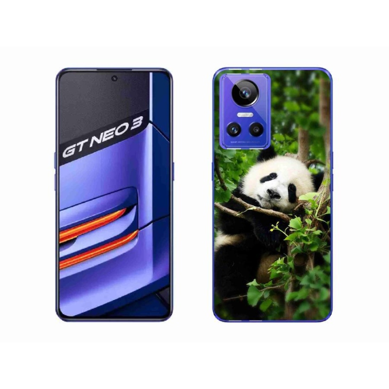 Gélový kryt mmCase na mobil Realme GT Neo 3 - panda