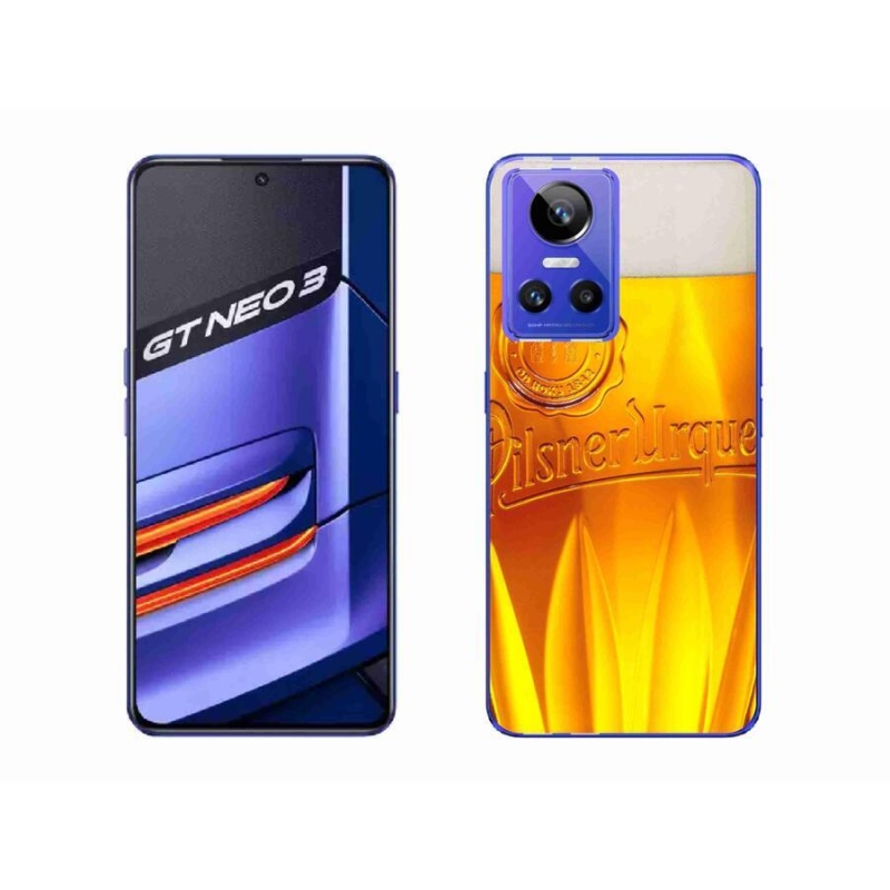 Gélový kryt mmCase na mobil Realme GT Neo 3 - pivo