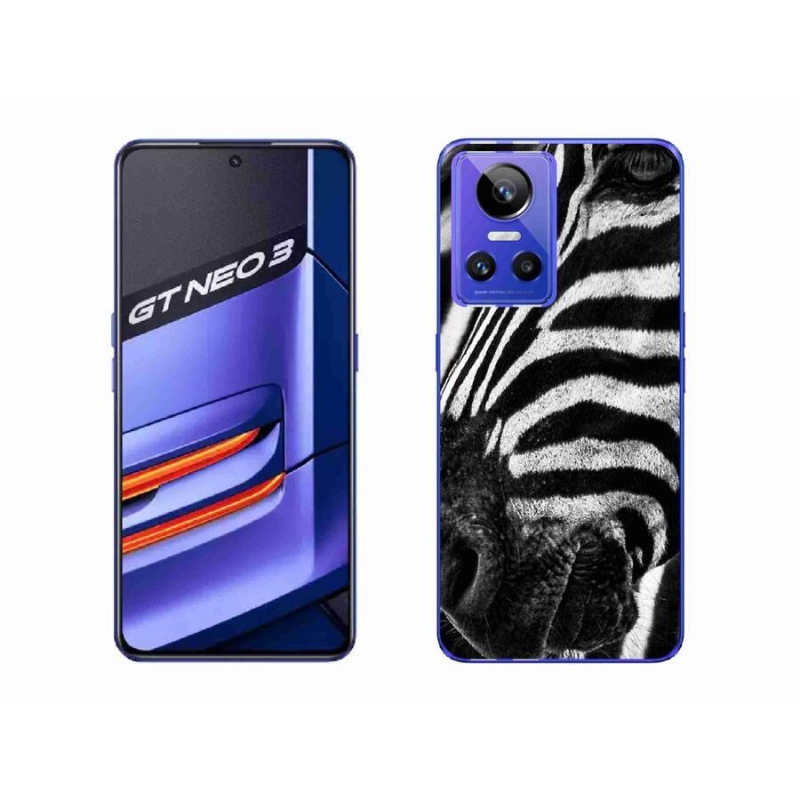 Gélový kryt mmCase na mobil Realme GT Neo 3 - zebra