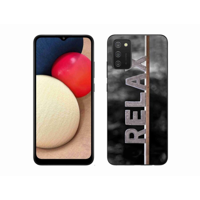 Gélový kryt mmCase na mobil Samsung Galaxy A02s (164.2x75.9x9.1mm) - relax 1