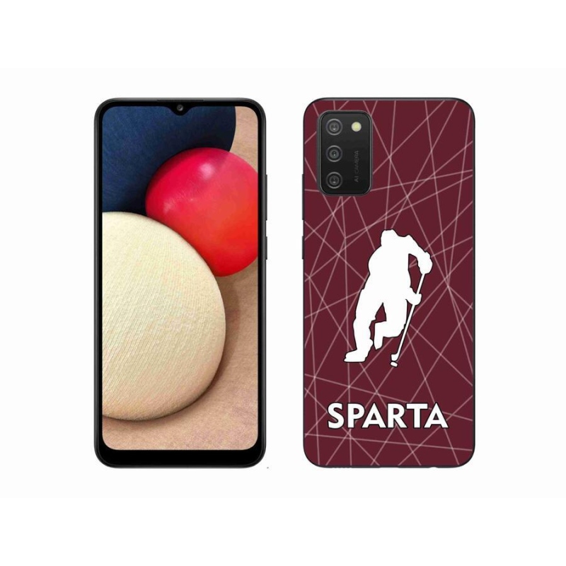 Gélový kryt mmCase na mobil Samsung Galaxy A02s (164.2x75.9x9.1mm) - Sparta