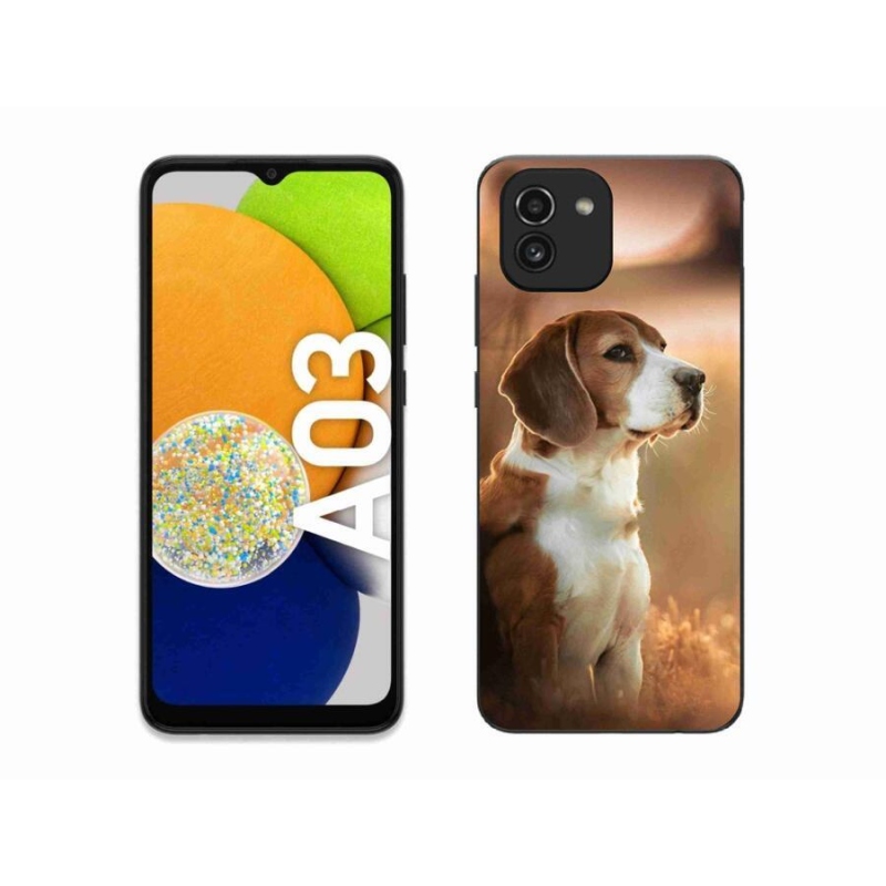 Gélový kryt mmCase na mobil Samsung Galaxy A03 - bígl