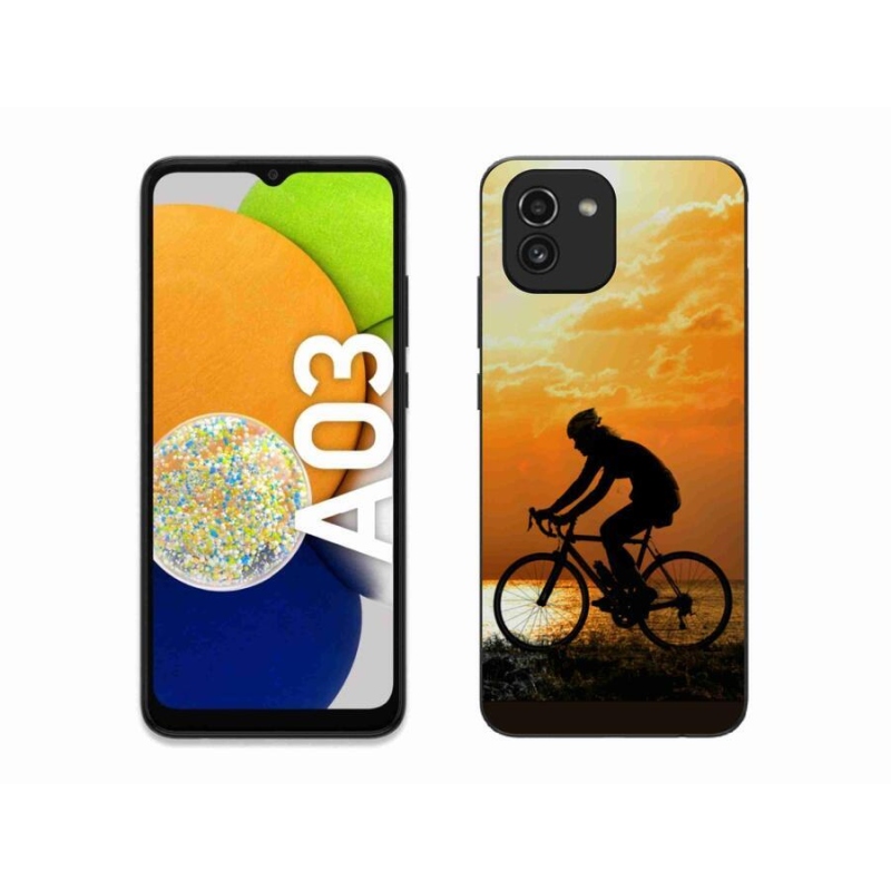 Gélový kryt mmCase na mobil Samsung Galaxy A03 - cyklovýlet