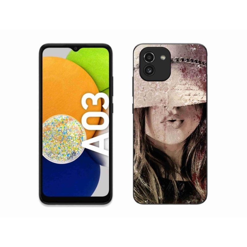 Gélový kryt mmCase na mobil Samsung Galaxy A03 - dievča