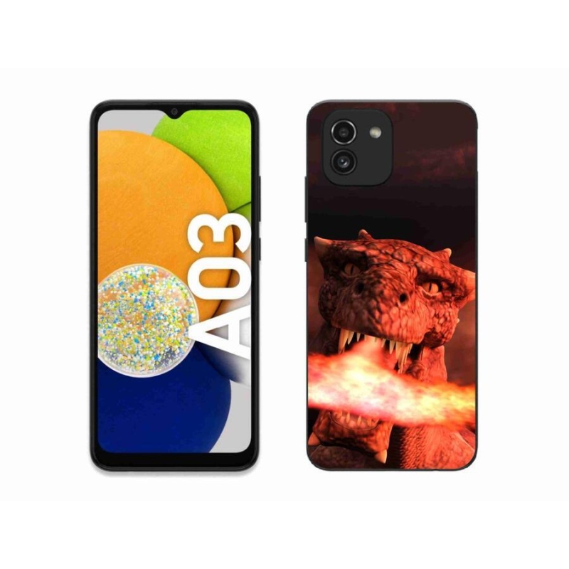 Gélový kryt mmCase na mobil Samsung Galaxy A03 - drak