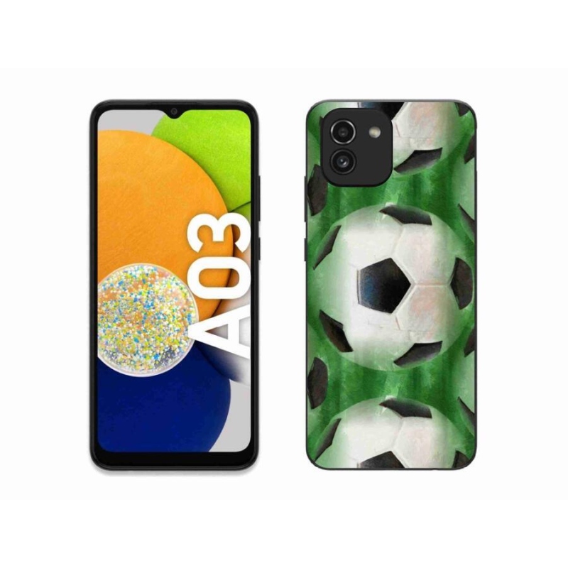 Gélový kryt mmCase na mobil Samsung Galaxy A03 - futbalová lopta