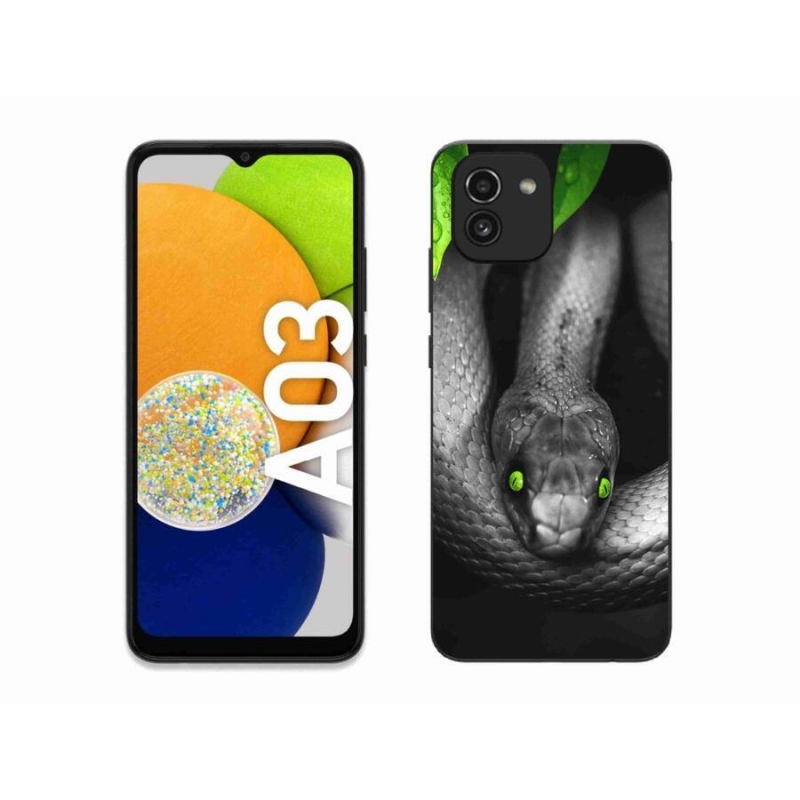 Gélový kryt mmCase na mobil Samsung Galaxy A03 - had