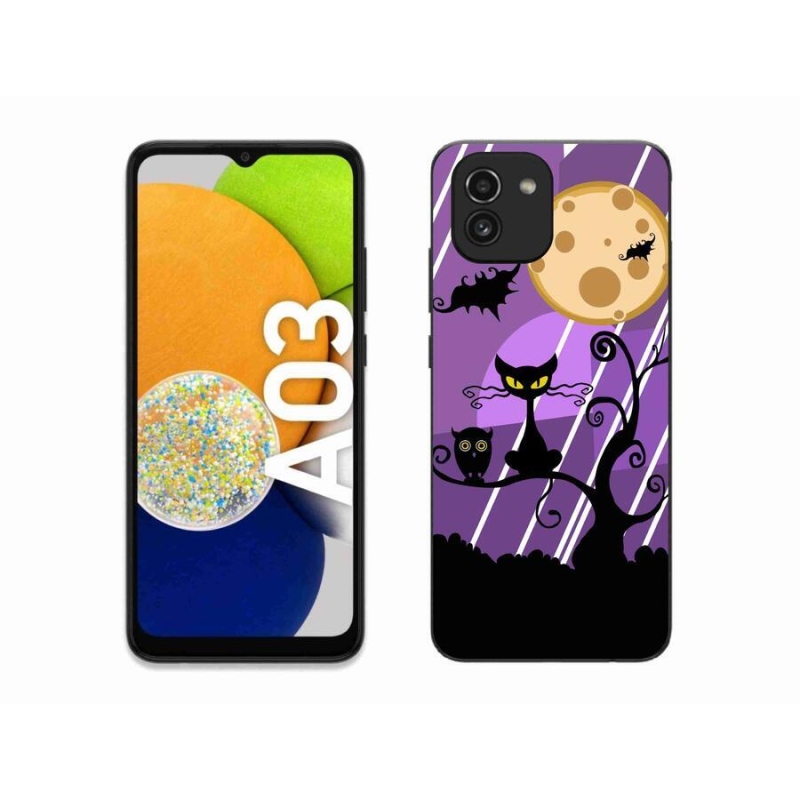 Gélový kryt mmCase na mobil Samsung Galaxy A03 - halloween