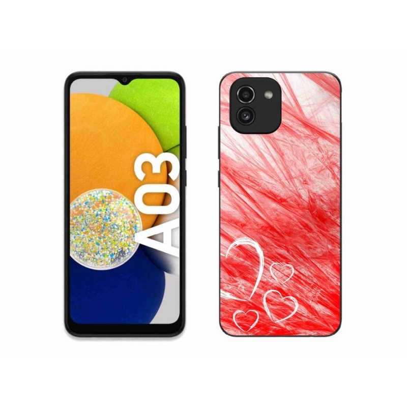 Gélový kryt mmCase na mobil Samsung Galaxy A03 - heart