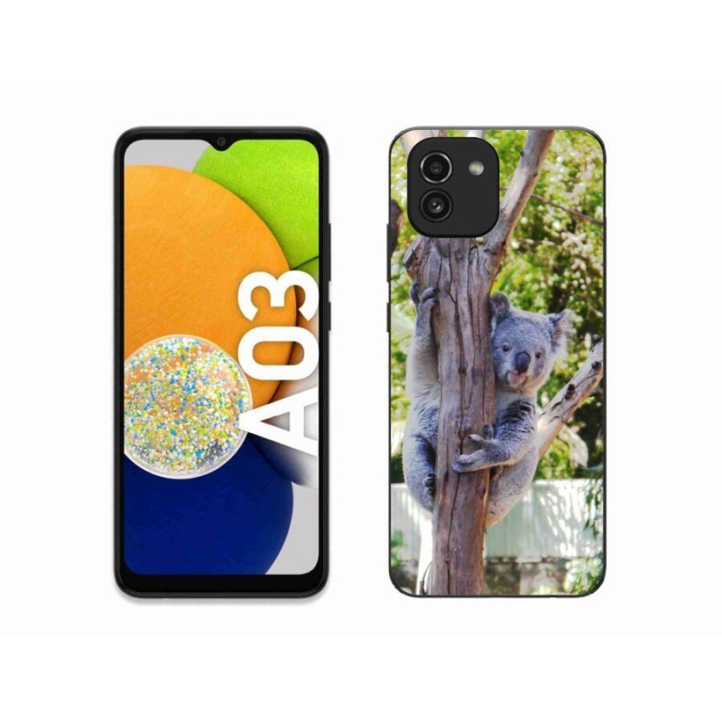 Gélový kryt mmCase na mobil Samsung Galaxy A03 - koala