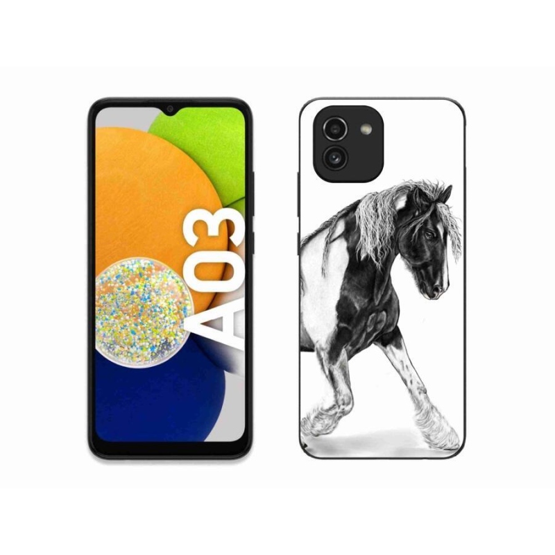 Gélový kryt mmCase na mobil Samsung Galaxy A03 - kôň