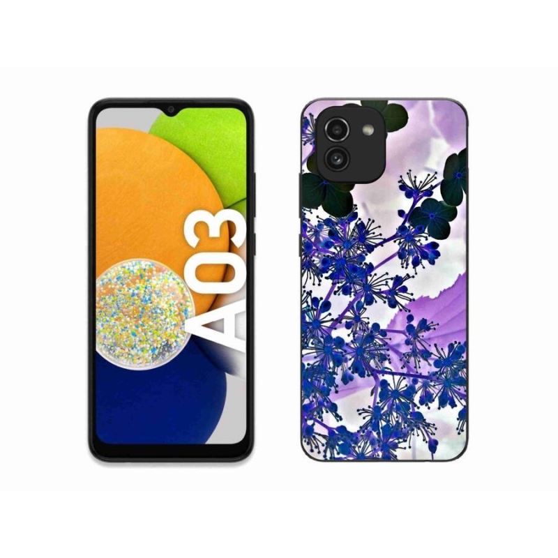 Gélový kryt mmCase na mobil Samsung Galaxy A03 - kvet hortenzie