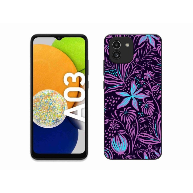 Gélový kryt mmCase na mobil Samsung Galaxy A03 - kvety 2