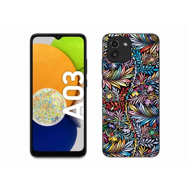 Gélový kryt mmCase na mobil Samsung Galaxy A03 - kvety 5