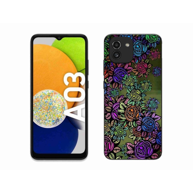 Gélový kryt mmCase na mobil Samsung Galaxy A03 - kvety 6