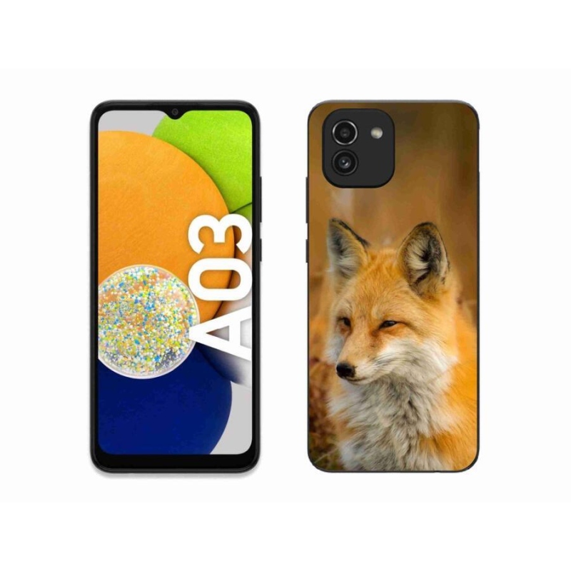 Gélový kryt mmCase na mobil Samsung Galaxy A03 - líška