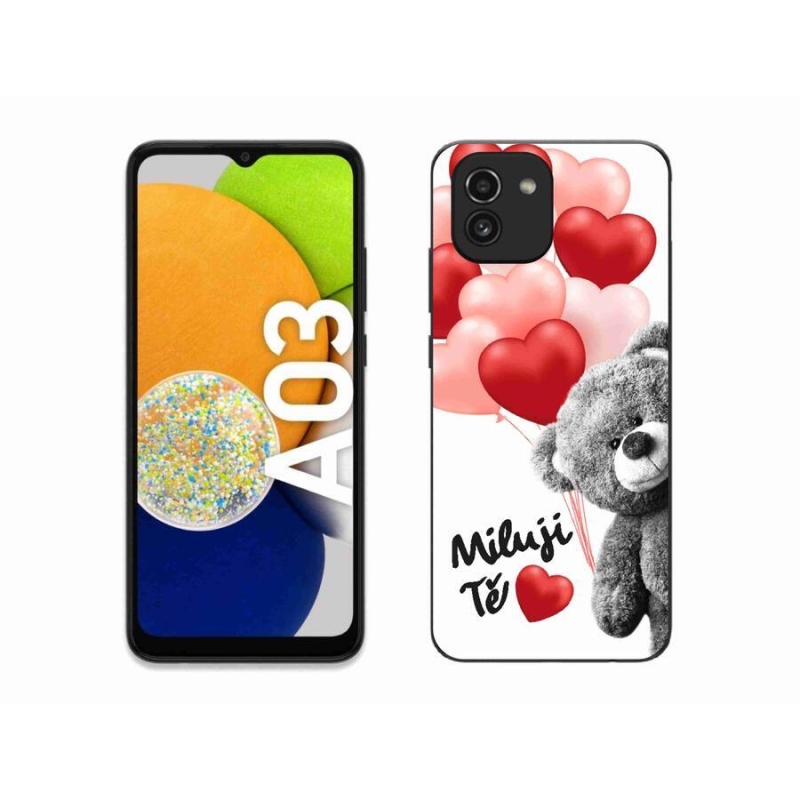 Gélový kryt mmCase na mobil Samsung Galaxy A03 - milujem Ťa