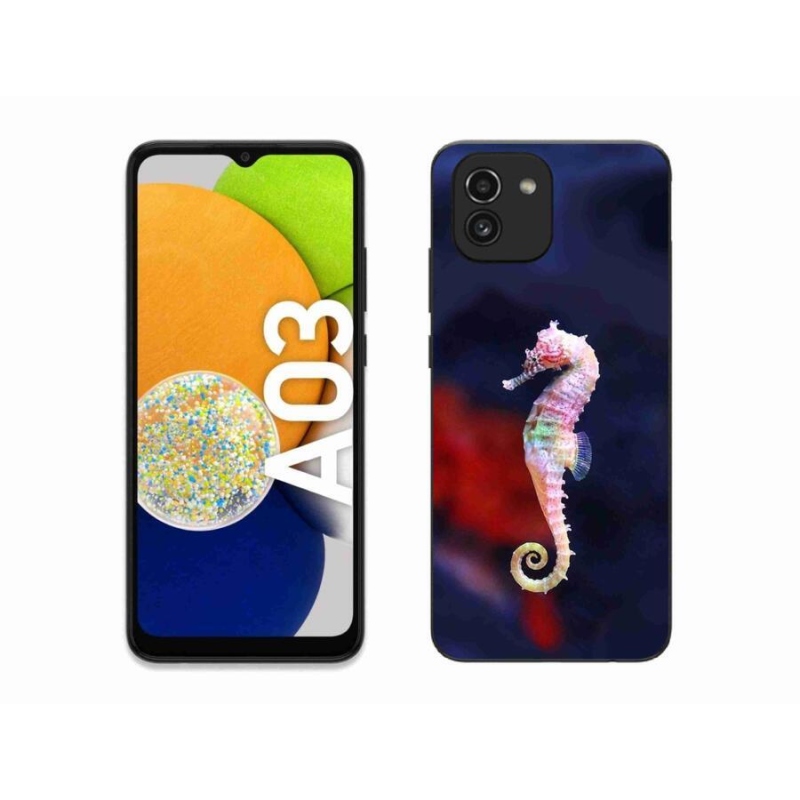 Gélový kryt mmCase na mobil Samsung Galaxy A03 - morský koník