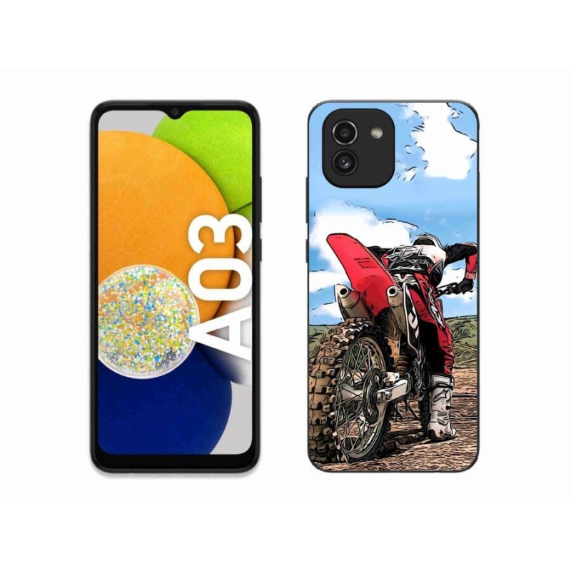 Gélový kryt mmCase na mobil Samsung Galaxy A03 - moto