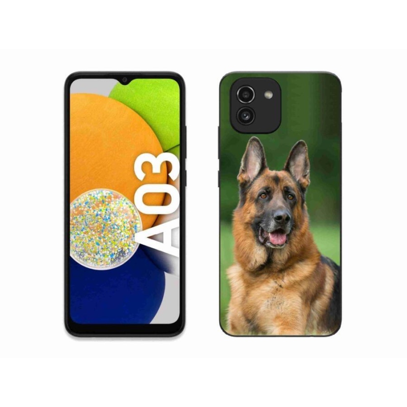 Gélový kryt mmCase na mobil Samsung Galaxy A03 - nemecký ovčiak