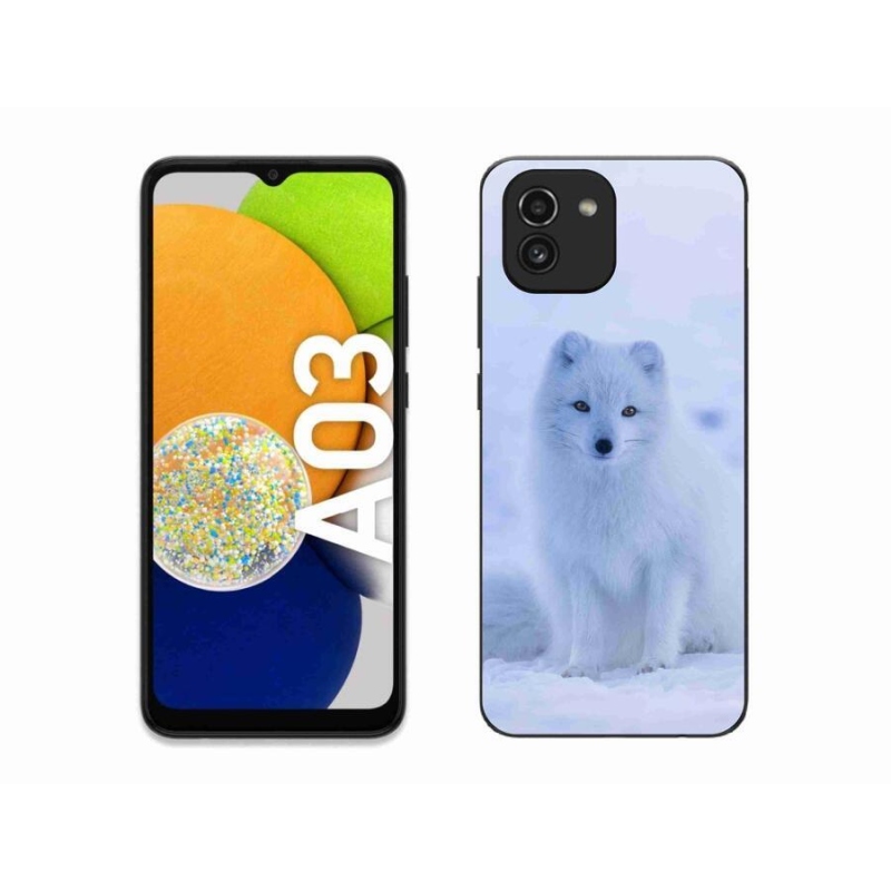 Gélový kryt mmCase na mobil Samsung Galaxy A03 - polárna líška