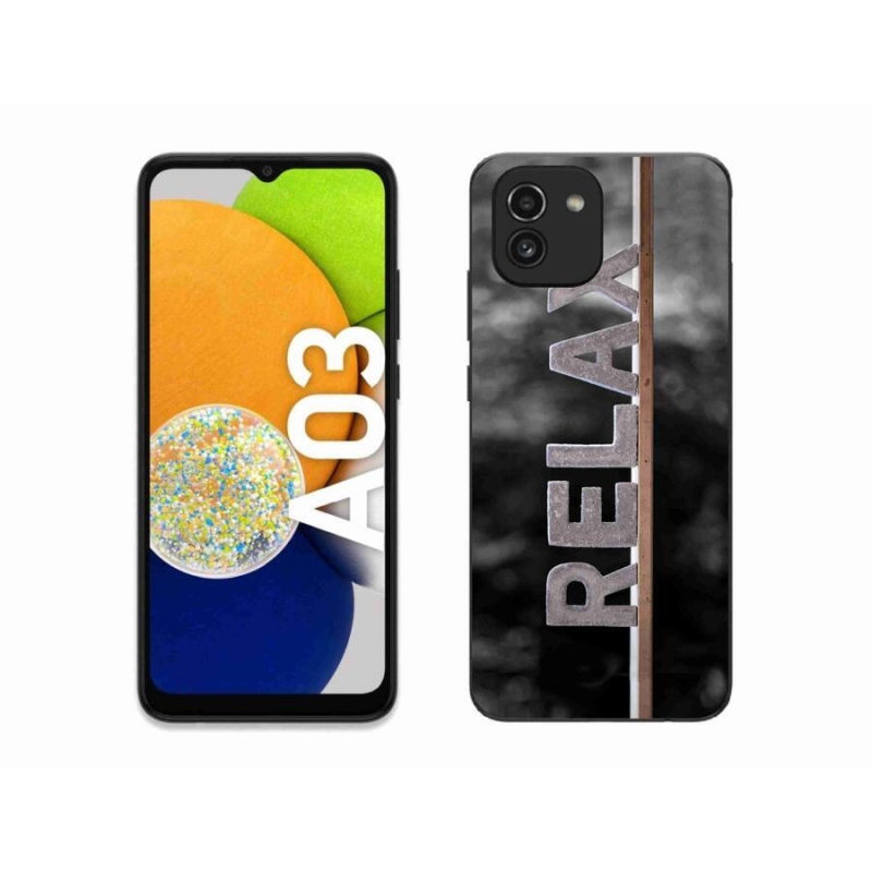 Gélový kryt mmCase na mobil Samsung Galaxy A03 - relax 1